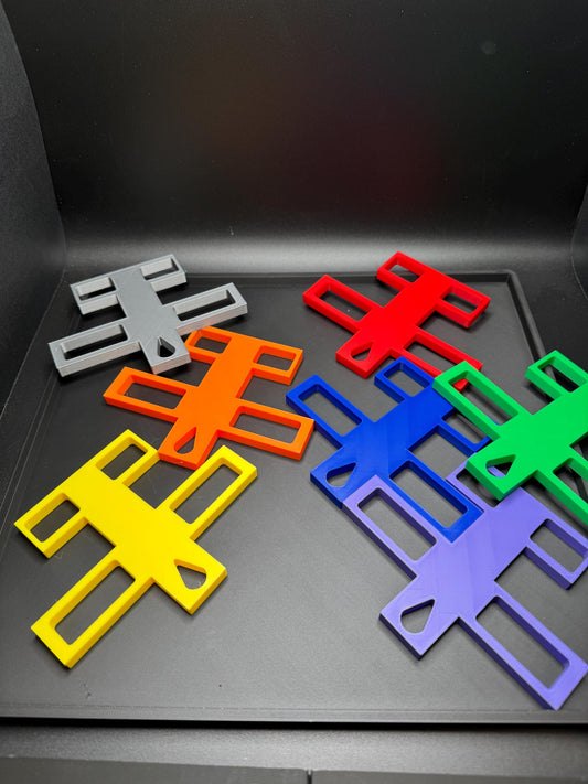 7 Airplanes Puzzle | 3D Printed Brain Teaser | Unique Gift for Puzzle Lovers | Challenging Airplane Fit Game