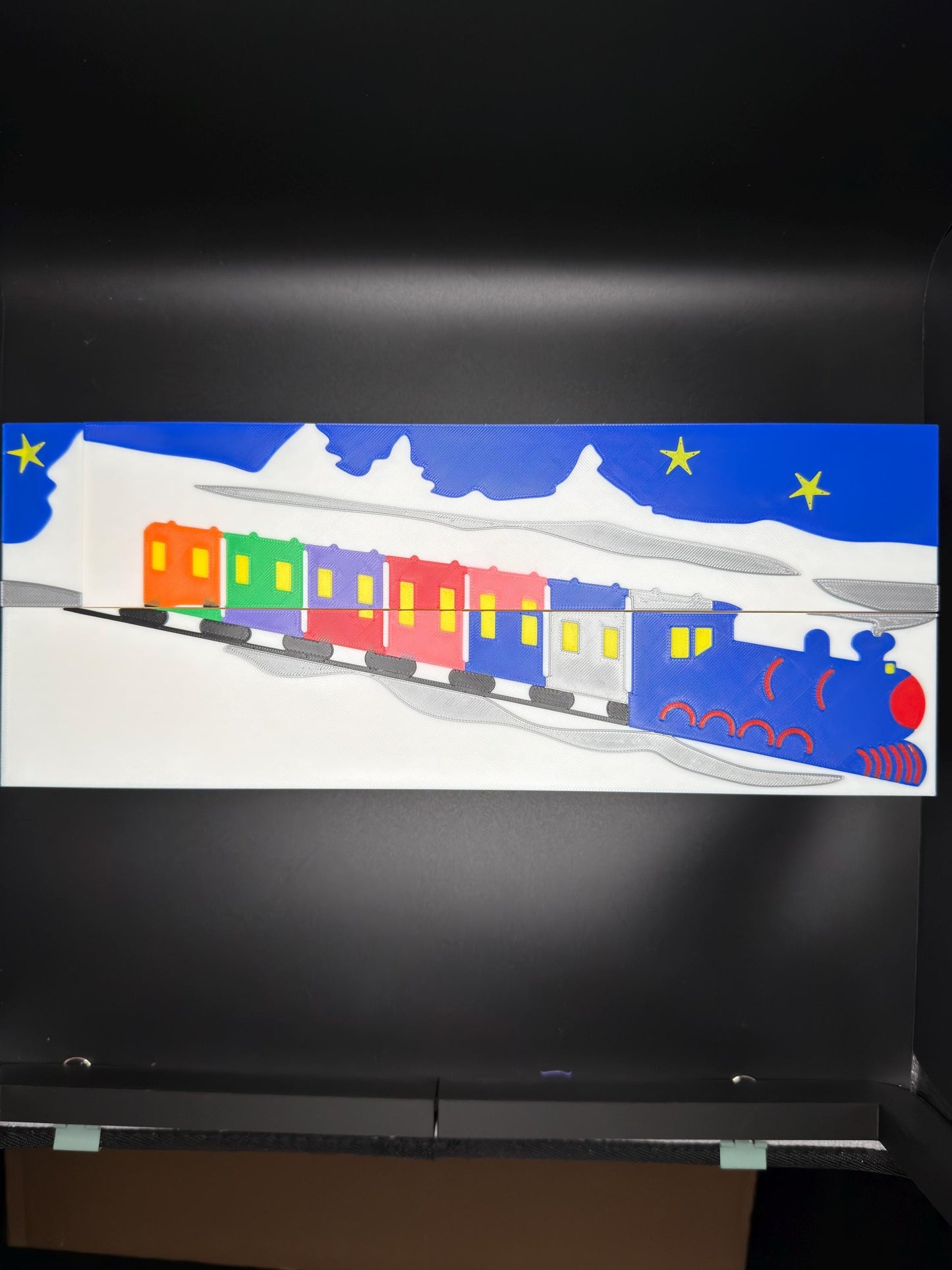 Vanishing Train Car Puzzle | Optical Illusion Dissection Puzzle | 3D Printed Retro Brain Teaser | Do You See 7 or 8 Cars?