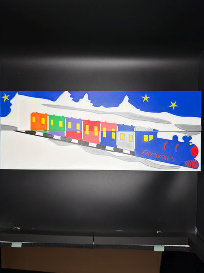 Vanishing Train Car Puzzle | Optical Illusion Dissection Puzzle | 3D Printed Retro Brain Teaser | Do You See 7 or 8 Cars?