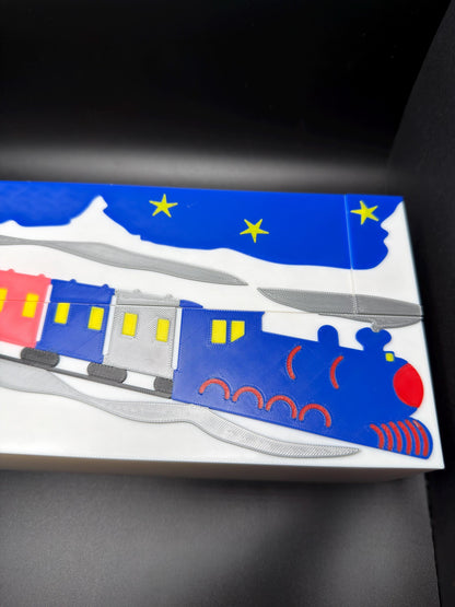 Vanishing Train Car Puzzle | Optical Illusion Dissection Puzzle | 3D Printed Retro Brain Teaser | Do You See 7 or 8 Cars?