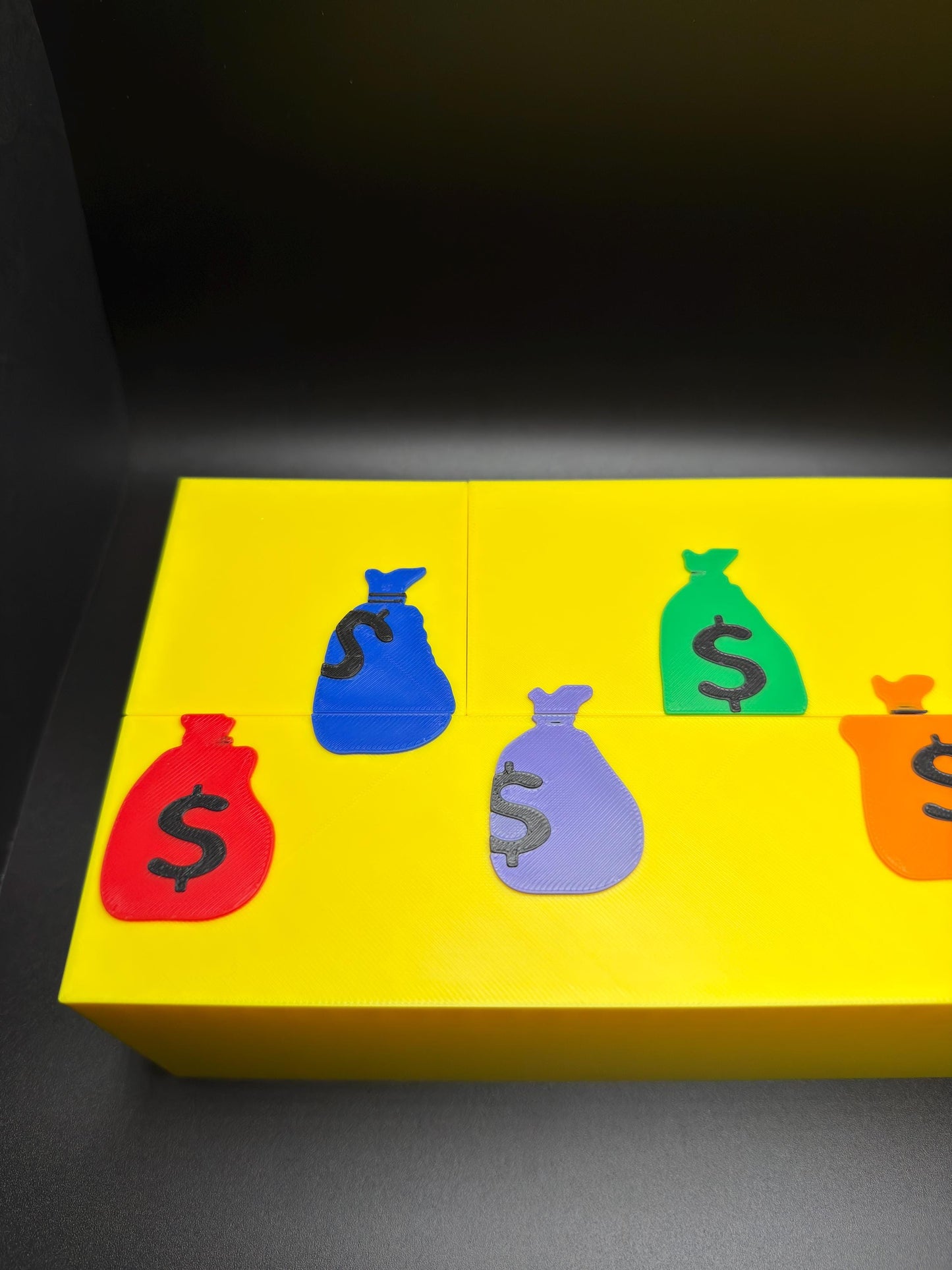 Vanishing Money Bag Puzzle | Optical Illusion Dissection Puzzle | 3D Printed Brain Teaser | Do You See 7, 8, or 9 Bags?