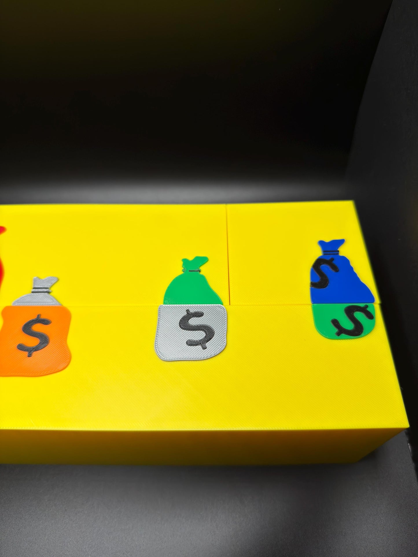 Vanishing Money Bag Puzzle | Optical Illusion Dissection Puzzle | 3D Printed Brain Teaser | Do You See 7, 8, or 9 Bags?