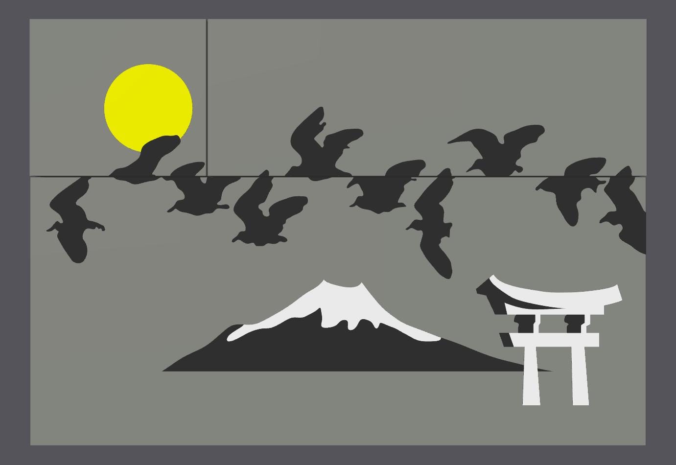 Vanishing Japanese Birds Puzzle | Optical Illusion Dissection Puzzle | 3D Printed Brain Teaser | Do You See 9 or 10 Birds?