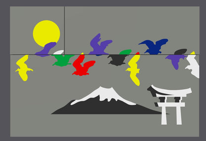 Vanishing Japanese Birds Puzzle | Optical Illusion Dissection Puzzle | 3D Printed Brain Teaser | Do You See 9 or 10 Birds?