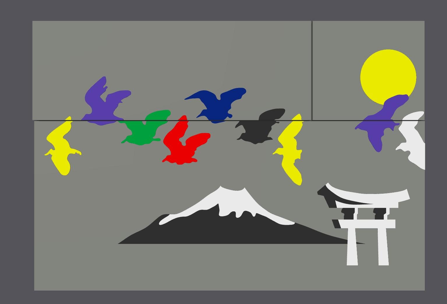 Vanishing Japanese Birds Puzzle | Optical Illusion Dissection Puzzle | 3D Printed Brain Teaser | Do You See 9 or 10 Birds?