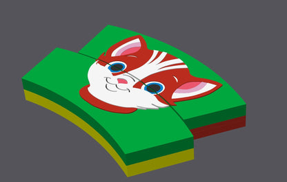 Jastrow's Optical Illusion Box Cat and Fish Version | Fun for All Ages | Mind-Bending Puzzle Toy & Brain Teaser to Enhance Visual Perception