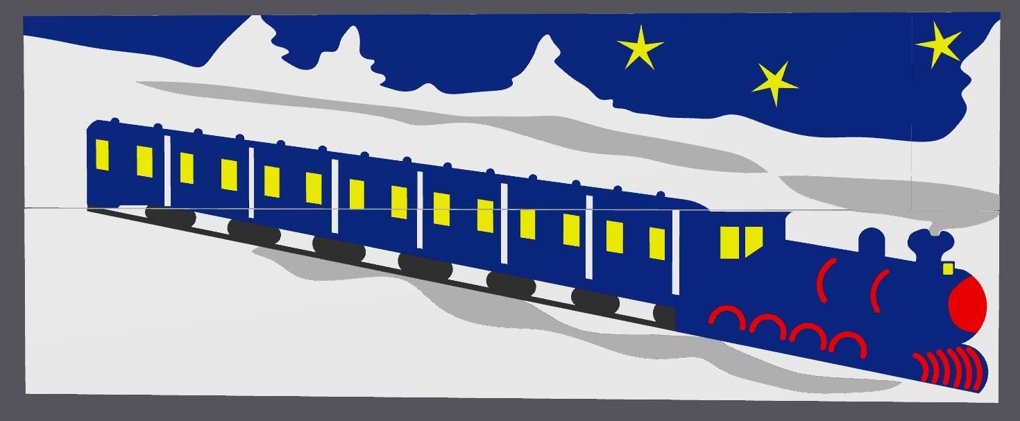 Vanishing Train Car Puzzle | Optical Illusion Dissection Puzzle | 3D Printed Retro Brain Teaser | Do You See 7 or 8 Cars?