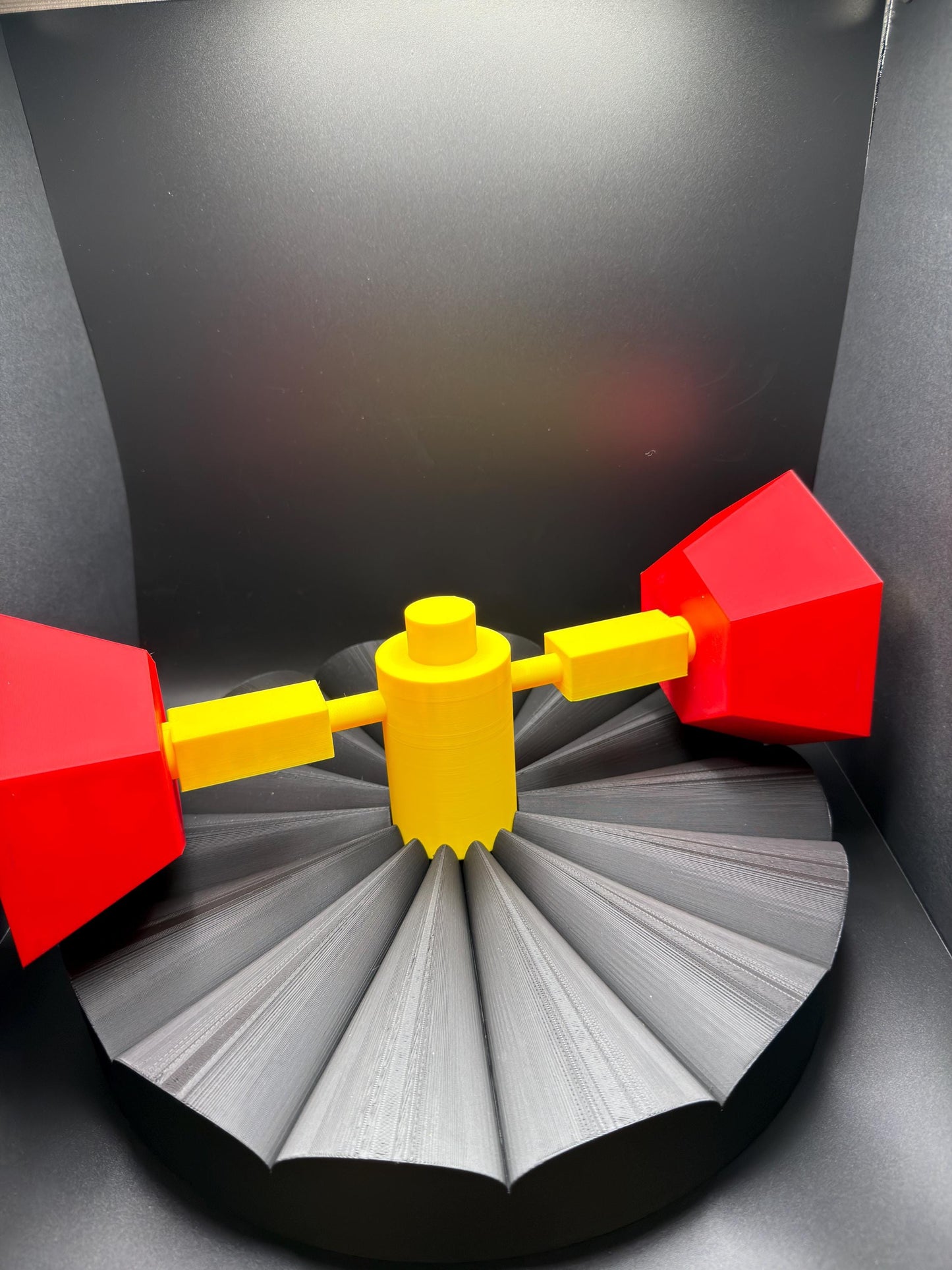 Square Wheels on Circular Track Model - High Quality 3D Printed Math Visual, Educational Geometry Sculpture, Unique STEM Decor Gift