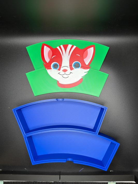 Jastrow's Optical Illusion Box Cat and Fish Version | Fun for All Ages | Mind-Bending Puzzle Toy & Brain Teaser to Enhance Visual Perception