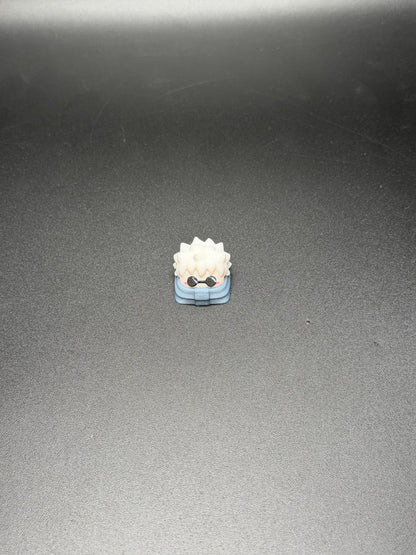 Handmade Inspired By Jujutsu Kaisen Keycaps for Cherry MX and clones - Custom Artisan Anime Fan Gift - Geto, Gojo, Nanami Keyboard Keycaps