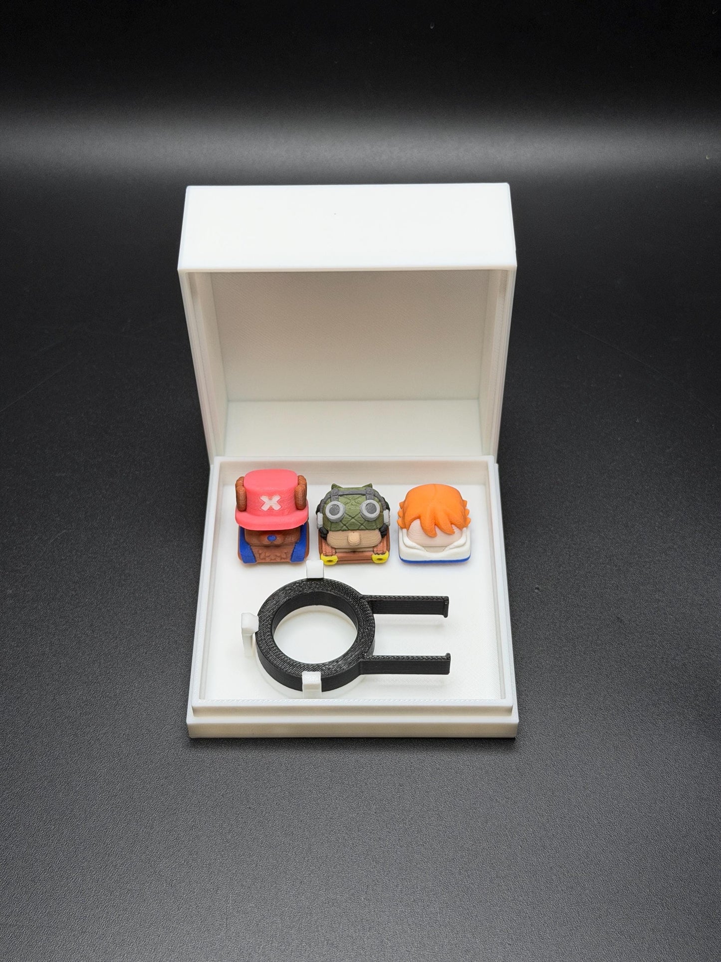 Handmade Inspired By Anime Keycaps - Usopp, Nami, Chopper for Cherry MX - Custom Artisan - Perfect Anime Fan Gift