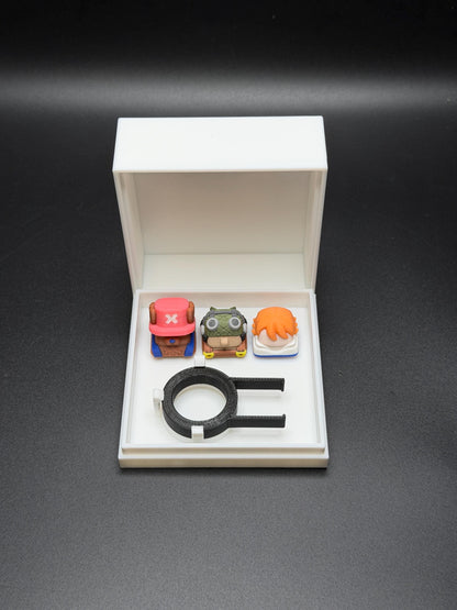 Handmade Inspired By Anime Keycaps - Usopp, Nami, Chopper for Cherry MX - Custom Artisan - Perfect Anime Fan Gift