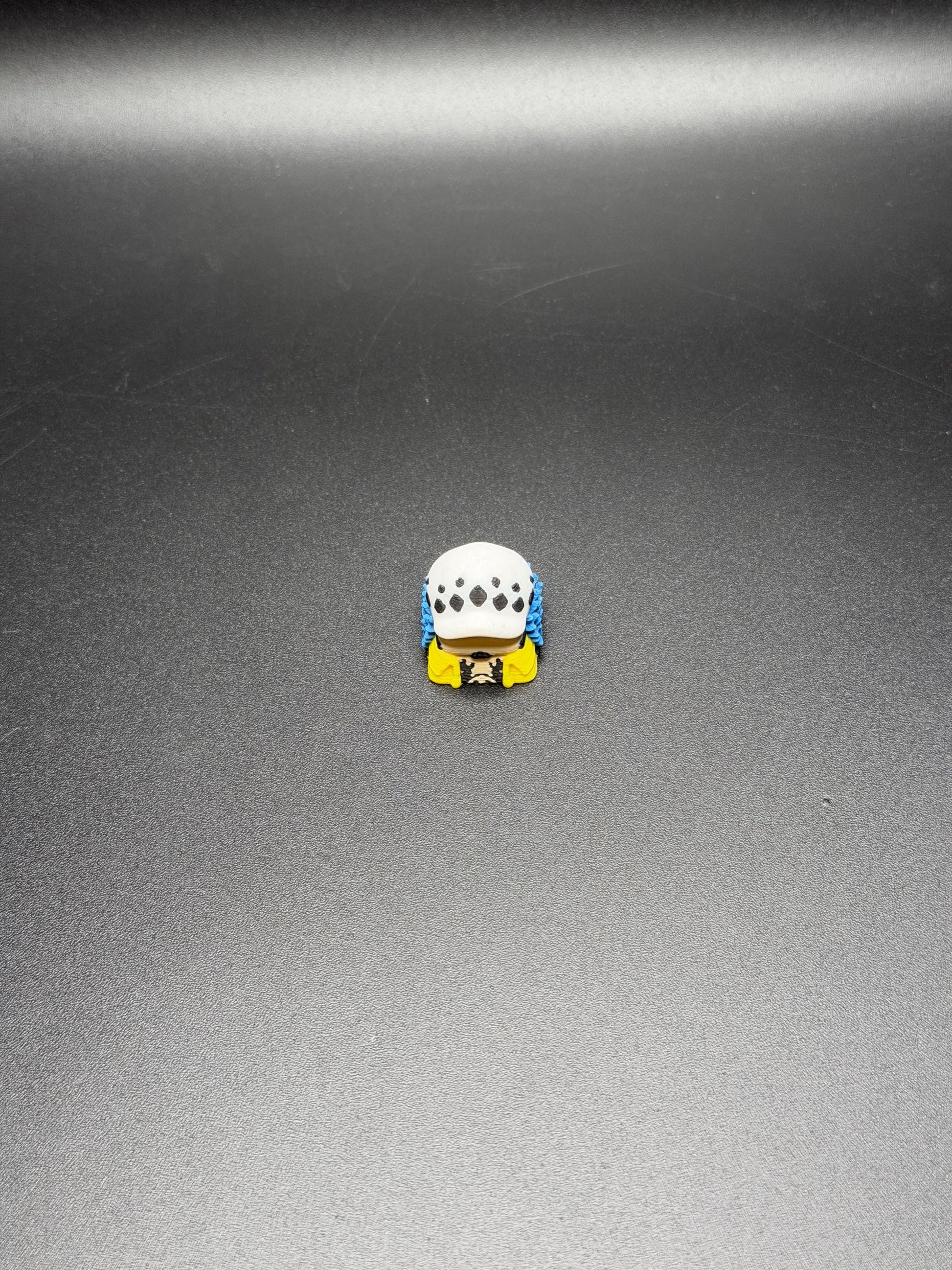 Handmade Anime Keycaps - Edward Newgate, Trafalgar Law, Portgas D. Ace for Cherry MX - Custom Artisan - Perfect Anime Fan Gift