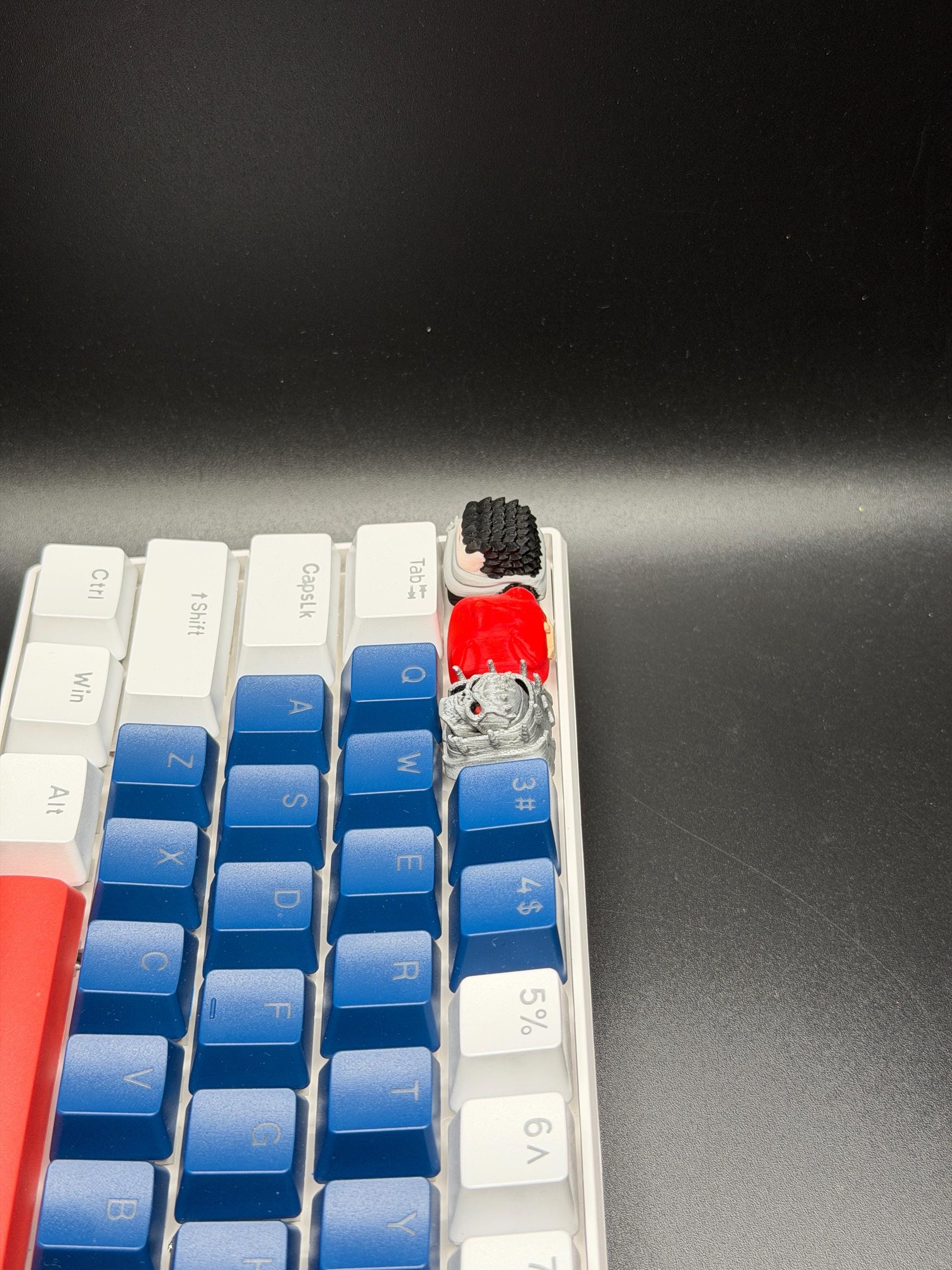 Handmade Inspired By Berserk Keycaps for Cherry MX - Custom Artisan Keycaps - Anime Fan Gift - Guts, Behelit, Gift for Him and Her