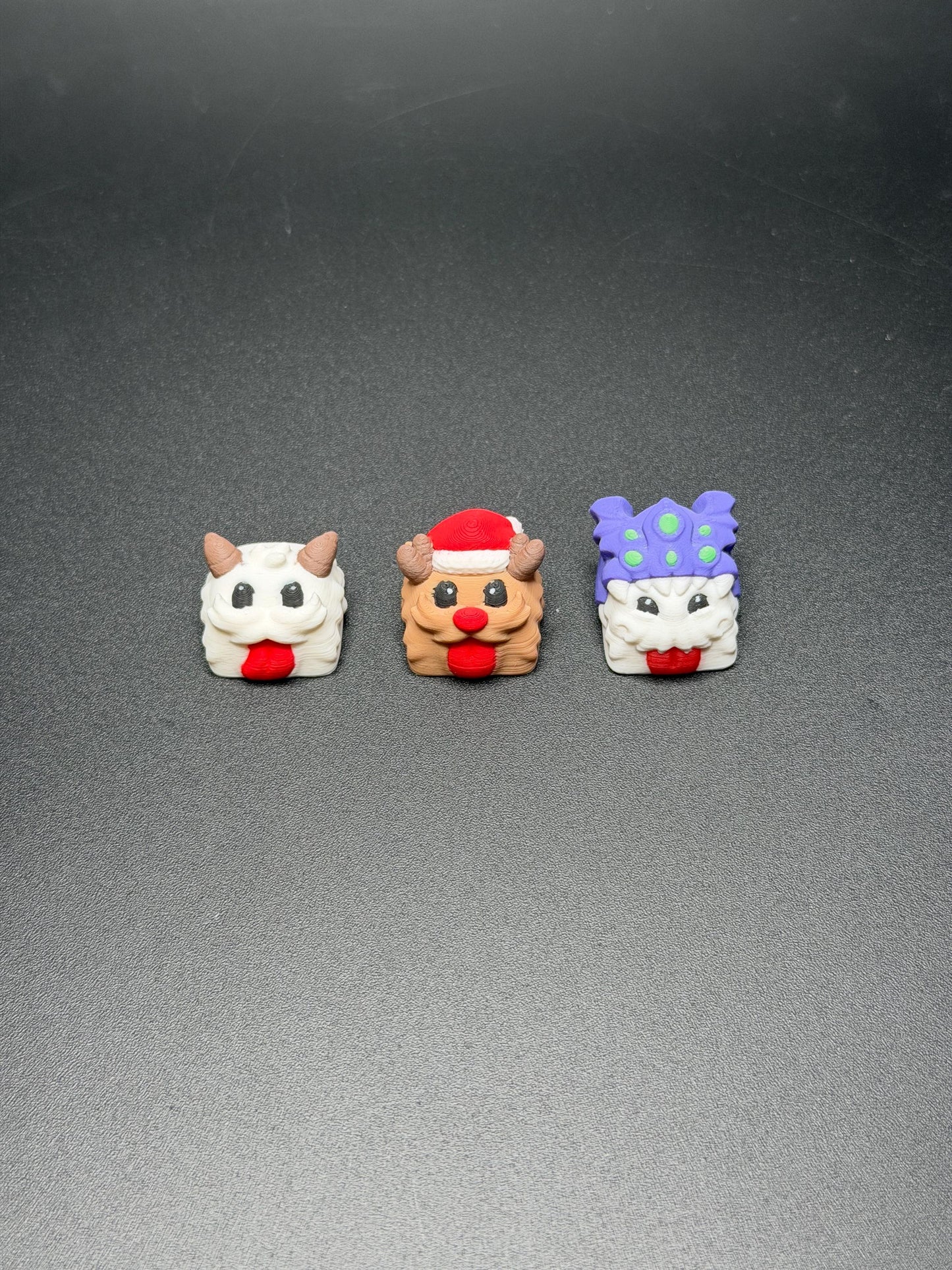 Handmade Poros League of Legends Keycaps for Cherry MX, Artisan Keycaps, Poro, Baron Nashor, Reno, Gifts for Him & Her 3D Printed