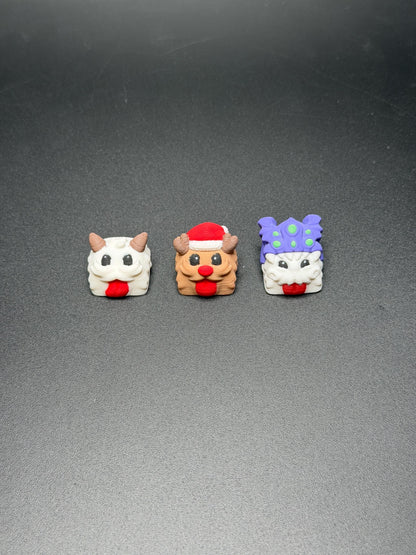 Handmade Poros League of Legends Keycaps for Cherry MX, Artisan Keycaps, Poro, Baron Nashor, Reno, Gifts for Him & Her 3D Printed