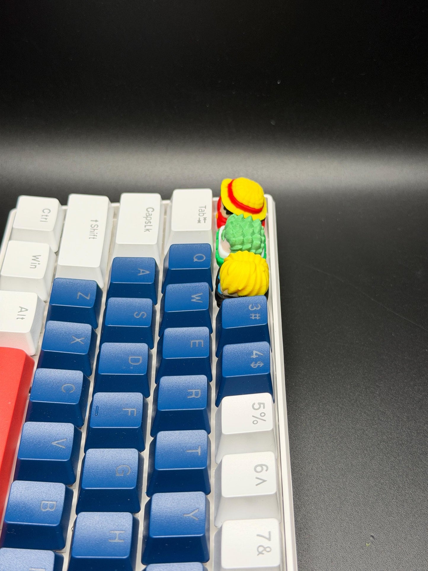 Handmade Anime Keycaps - Monkey, Sanji for Cherry MX - Custom Artisan - Perfect Anime Fan Gift