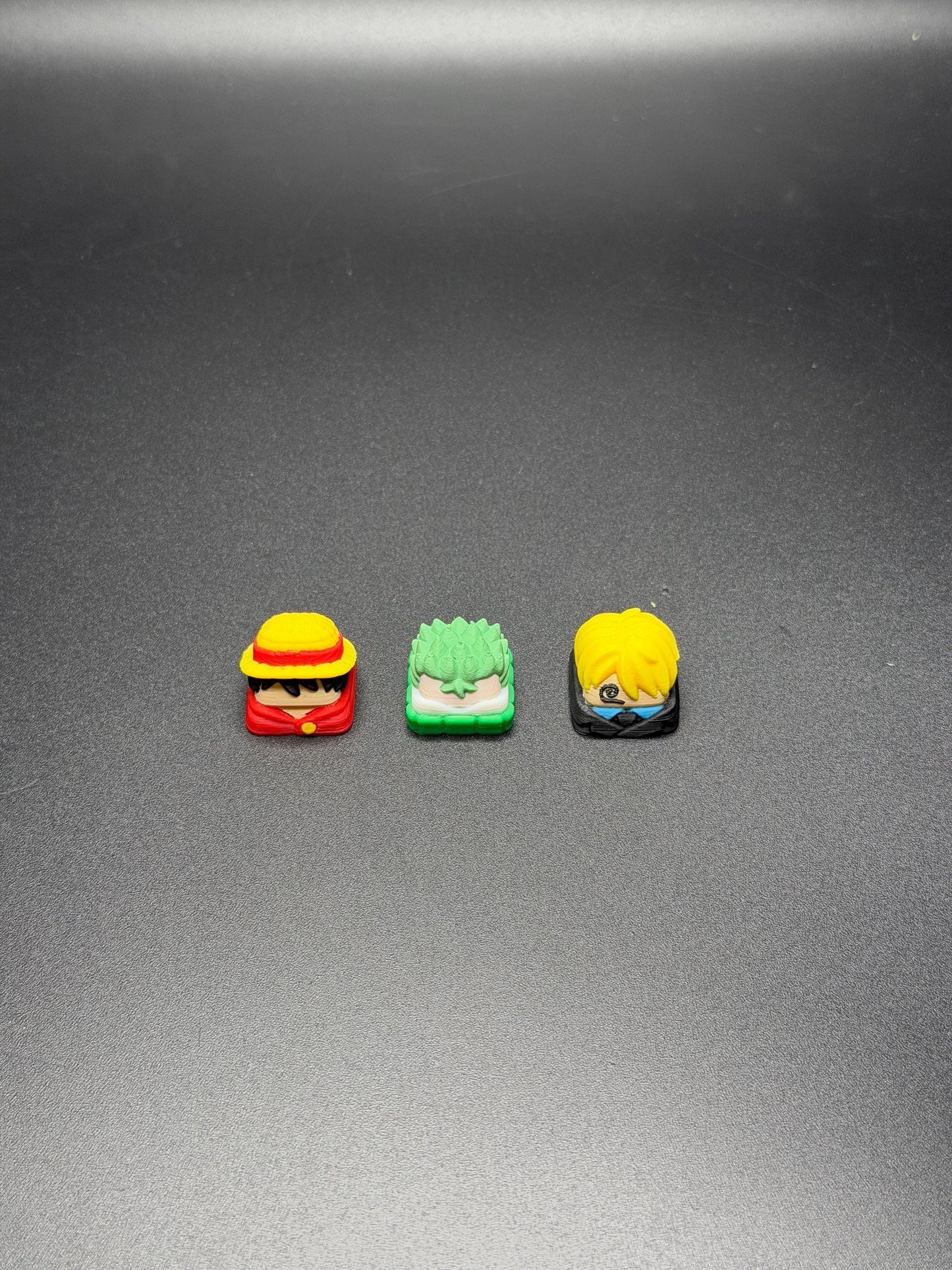 Handmade Anime Keycaps - Monkey, Sanji for Cherry MX - Custom Artisan - Perfect Anime Fan Gift