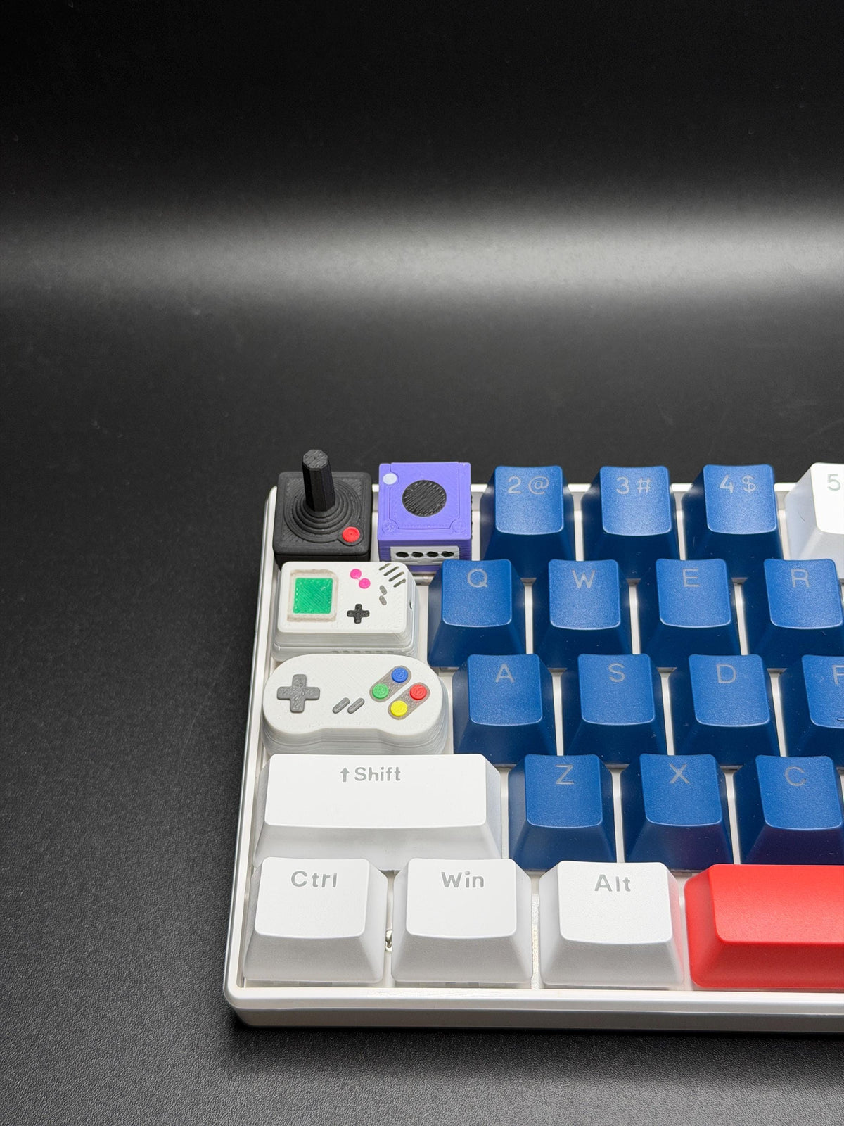 Handmade Videogame Console Keycaps for Cherry MX, Artisan Keycaps, Gameboy, SNES, Atari Controller Gifts for Him & Her 3D Printed