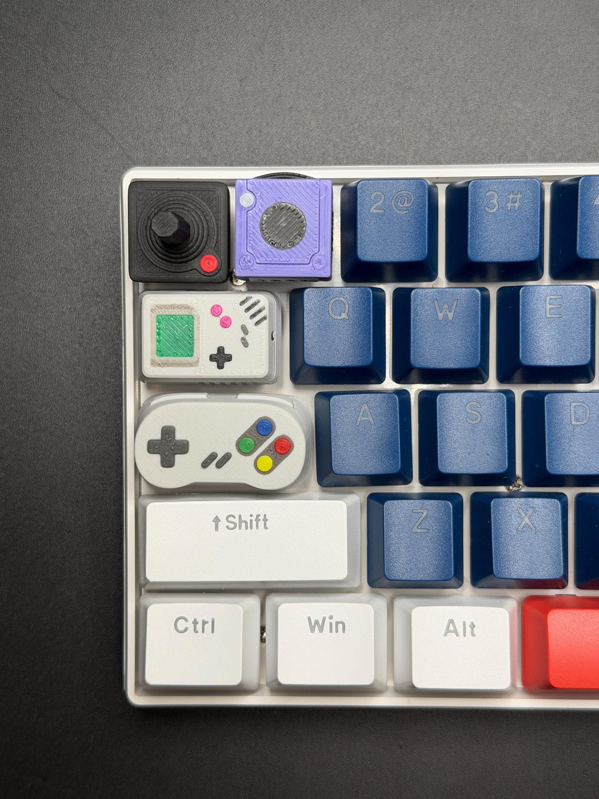Handmade Videogame Console Keycaps for Cherry MX, Artisan Keycaps, Gameboy, SNES, Atari Controller Gifts for Him & Her 3D Printed