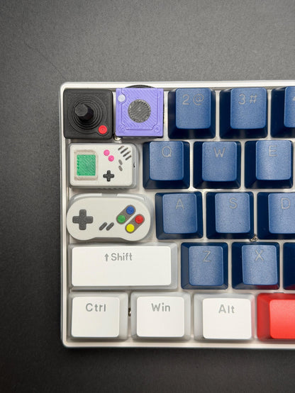 Handmade Videogame Console Keycaps for Cherry MX, Artisan Keycaps, Gameboy, SNES, Atari Controller Gifts for Him & Her 3D Printed