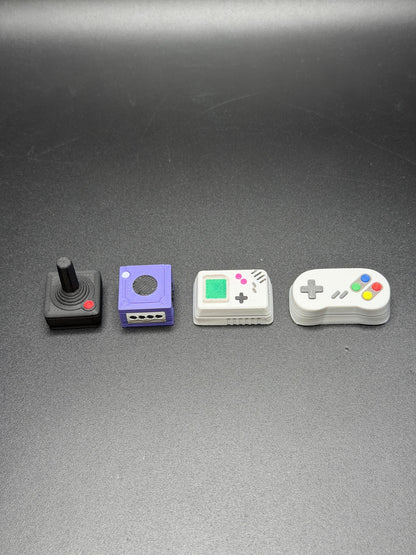 Handmade Videogame Console Keycaps for Cherry MX, Artisan Keycaps, Gameboy, SNES, Atari Controller Gifts for Him & Her 3D Printed