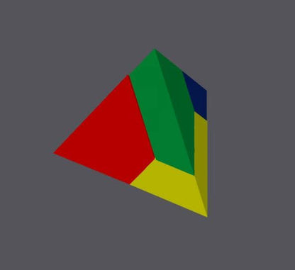 Tetrahedron Pyramid Puzzle 4-Piece – Hard Brain Teaser, Great Gift For Teachers, Students, Classrooms, Up to 400×450×370mm-15.7×17.7×14.6in