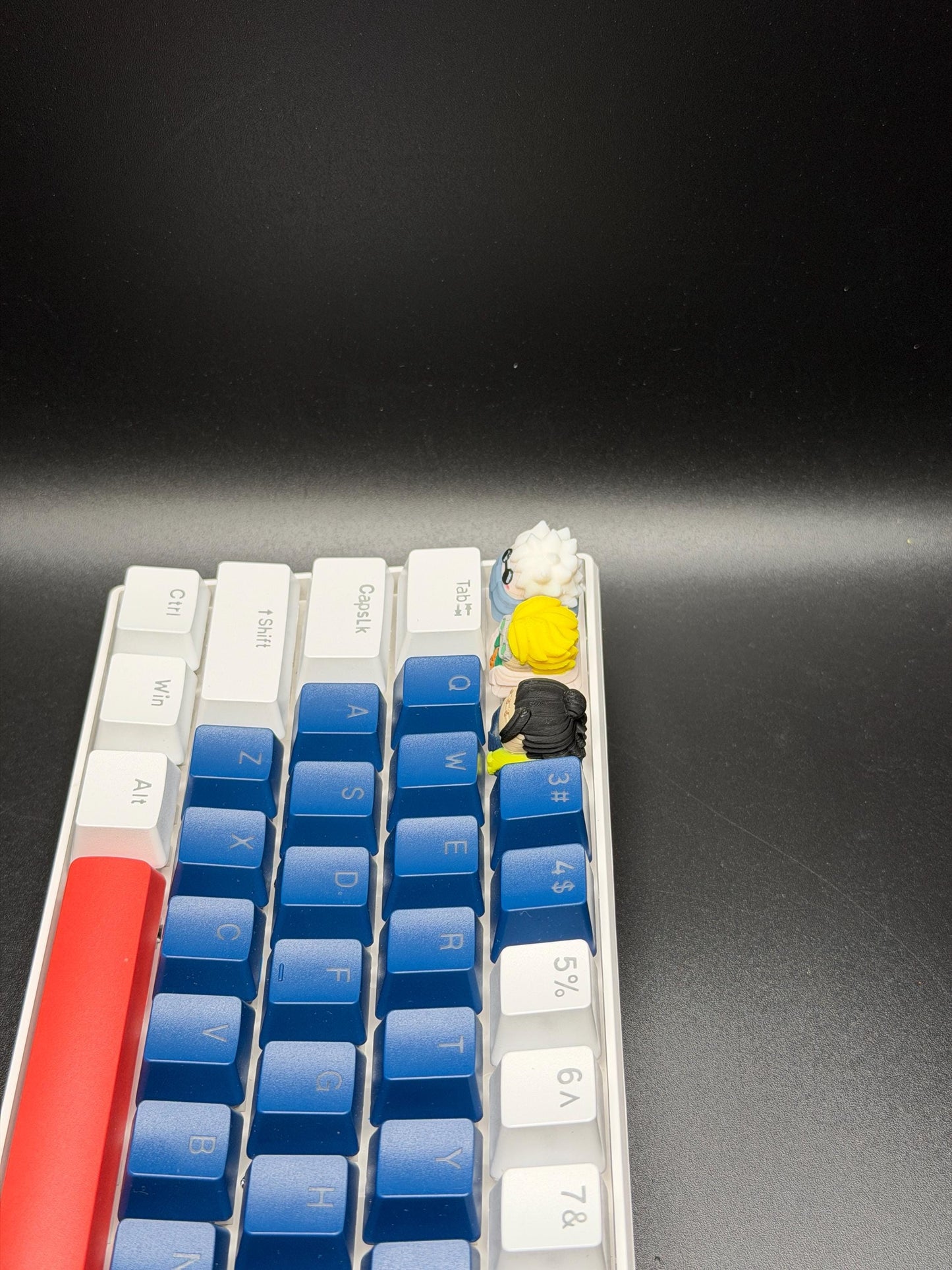 Handmade Inspired By Jujutsu Kaisen Keycaps for Cherry MX and clones - Custom Artisan Anime Fan Gift - Geto, Gojo, Nanami Keyboard Keycaps