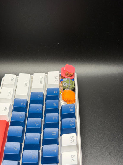 Handmade Inspired By Anime Keycaps - Usopp, Nami, Chopper for Cherry MX - Custom Artisan - Perfect Anime Fan Gift