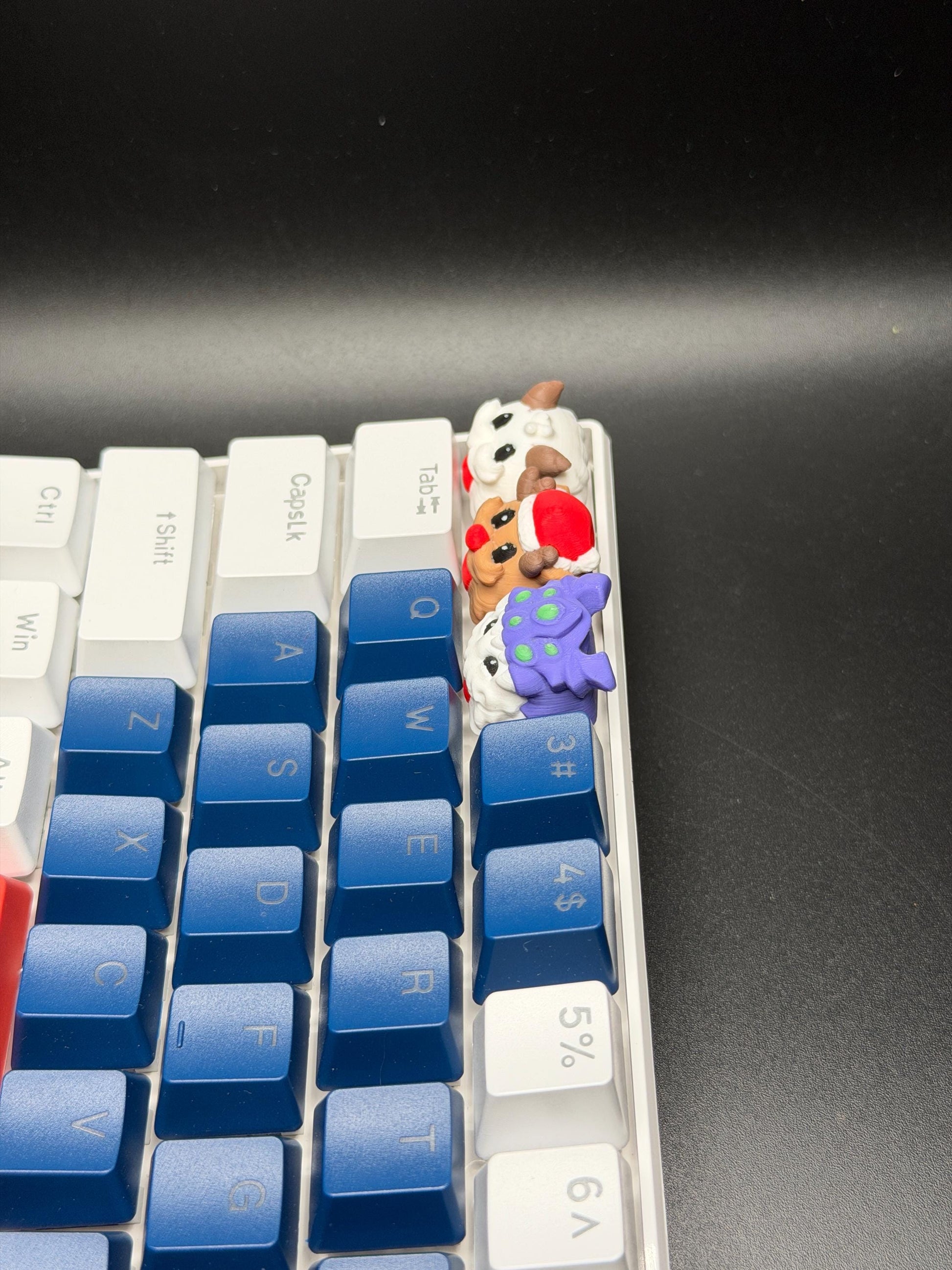 Handmade Poros League of Legends Keycaps for Cherry MX, Artisan Keycaps, Poro, Baron Nashor, Reno, Gifts for Him & Her 3D Printed