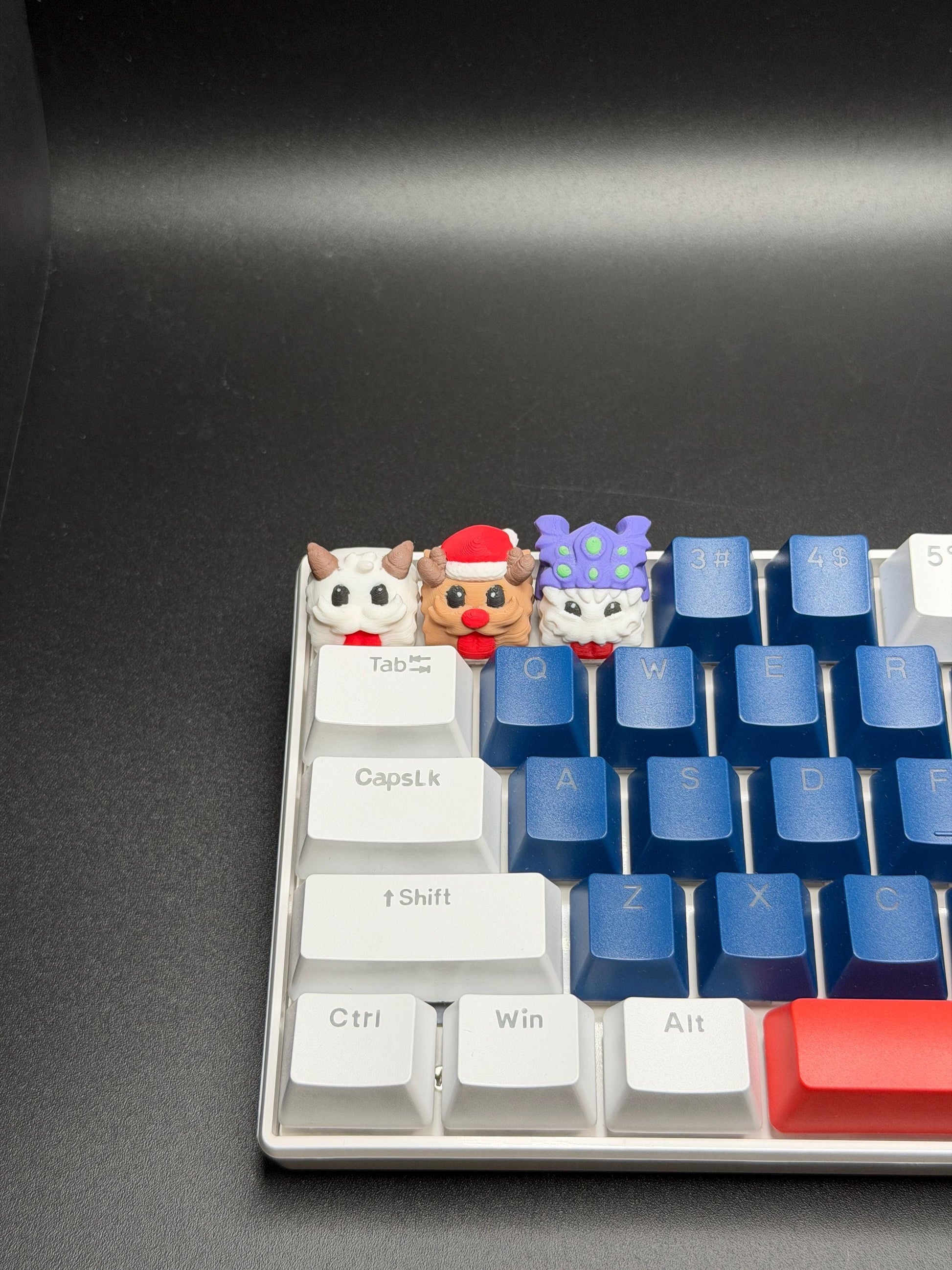 Handmade Poros League of Legends Keycaps for Cherry MX, Artisan Keycaps, Poro, Baron Nashor, Reno, Gifts for Him & Her 3D Printed