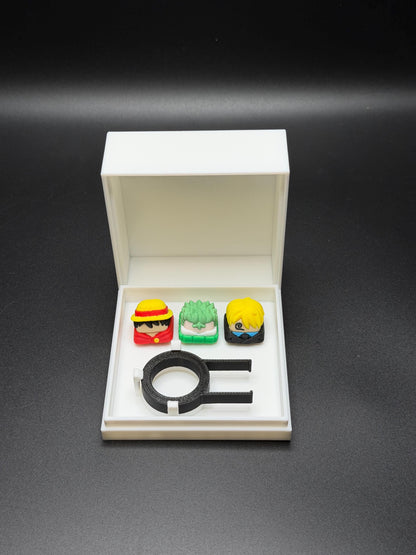 Handmade Anime Keycaps - Monkey, Sanji for Cherry MX - Custom Artisan - Perfect Anime Fan Gift