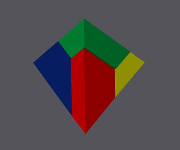 Tetrahedron Pyramid Puzzle 4-Piece – Hard Brain Teaser, Great Gift For Teachers, Students, Classrooms, Up to 400×450×370mm-15.7×17.7×14.6in