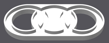 Hungarian Rings Triple Puzzle Game - Sliding Color – Devil’s Circles Marble Brain Teaser, Color Matching Logic Toy for Adults & Kids