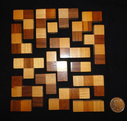 Baffel Puzzle - A Checkerboard Dissection - Modern Recreation of a Classic - Brain Teaser for All Ages - Fun & Challenging Mind Game