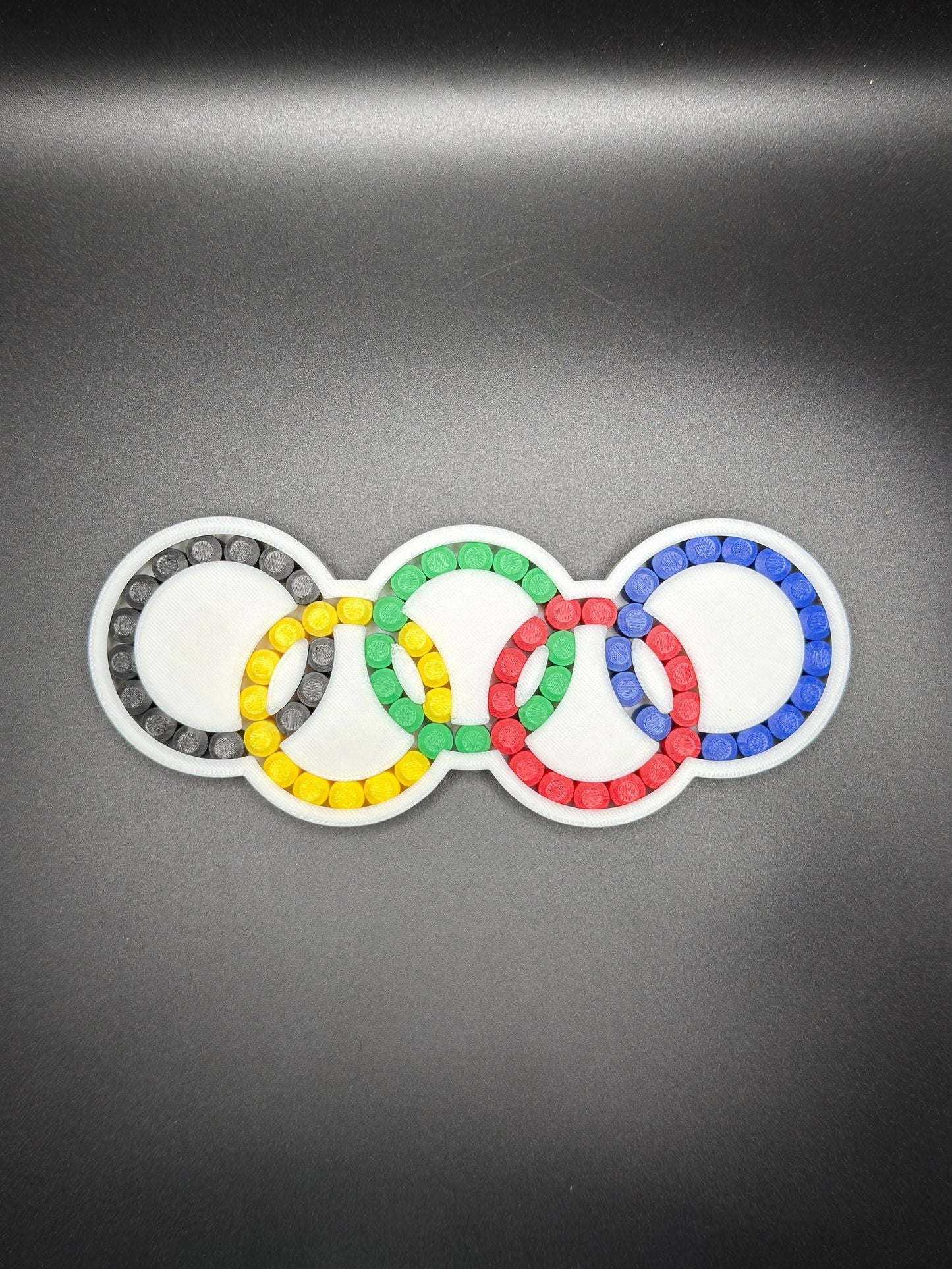 Hungarian Olympic Rings Puzzle Game - Sliding Color – Devil’s Circles Marble Brain Teaser, Color Matching Logic Toy for Adults & Kids