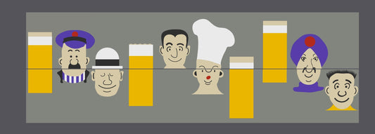 The Beer Glass Puzzle | Optical Illusion Dissection Puzzle | 3D Printed Retro Brain Teaser | Which Man Vanishes?