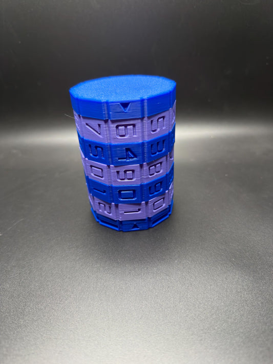 Cryptex Puzzle Box