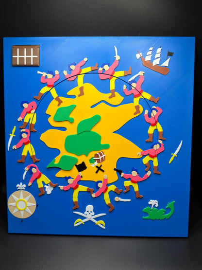 Disappearing Warrior Puzzle: Vintage Optical Illusion Puzzle, High Quality 3D Print, Fun & Engaging for All Ages