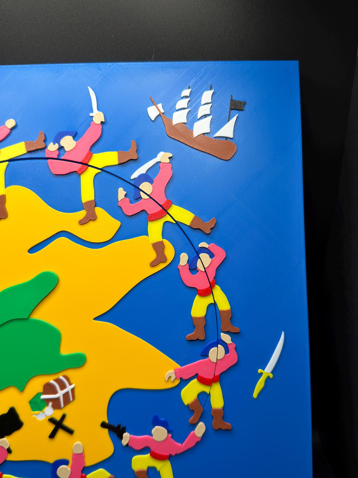 Disappearing Warrior Puzzle: Vintage Optical Illusion Puzzle, High Quality 3D Print, Fun & Engaging for All Ages