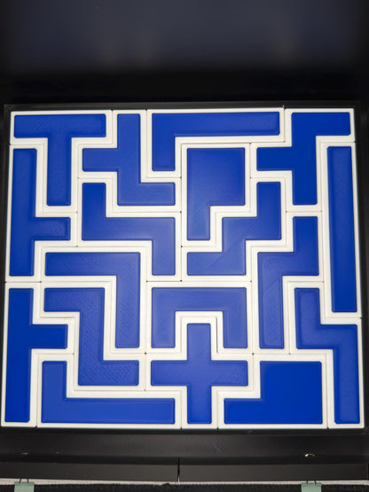 One-Sided Pentominoes Puzzle | 18 Piece Mathematical Packing Puzzle | Geometry Brain Teaser | STEM Educational Puzzle