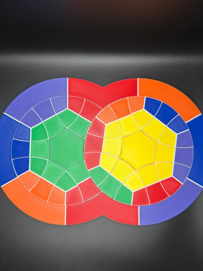 Hungarian Enigma Puzzle | Hungarian Rings Inspired Rotating Brain Teaser | Mechanical STEM Puzzle | Logic Gift for Adults
