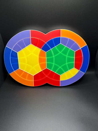 Hungarian Enigma Puzzle | Hungarian Rings Inspired Rotating Brain Teaser | Mechanical STEM Puzzle | Logic Gift for Adults
