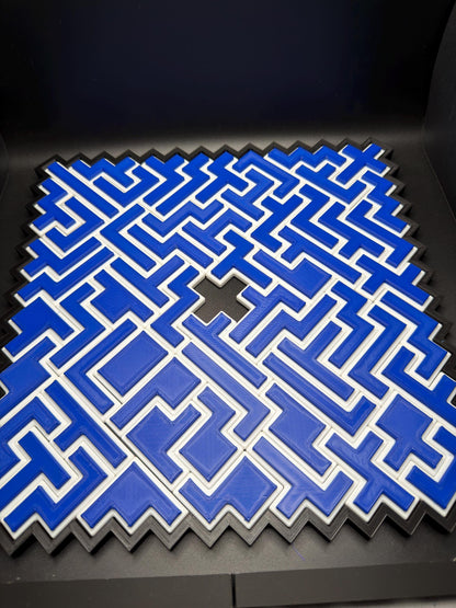 One-Sided Hexominoes Puzzle | 60 Piece Mathematical Packing Challenge | Advanced Geometry Brain Teaser | STEM Puzzle