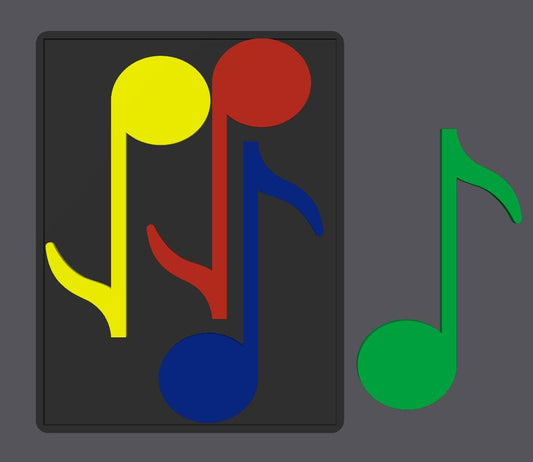 Musical Notes Puzzle | Music Note Packing Brain Teaser | Music Teacher Gift | Logic Puzzle | STEM Geometry Challenge