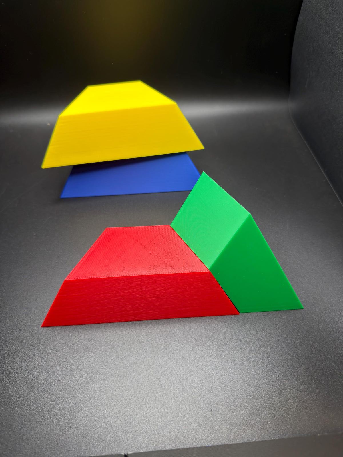 Tetrahedron Pyramid Puzzle 4-Piece – Hard Brain Teaser, Great Gift For Teachers, Students, Classrooms, Up to 400×450×370mm-15.7×17.7×14.6in