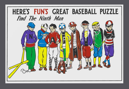 Vanishing Baseball Player Puzzle | Classic Optical Illusion | Find the Ninth Man Brain Teaser | Mathematical Paradox | STEM Puzzle