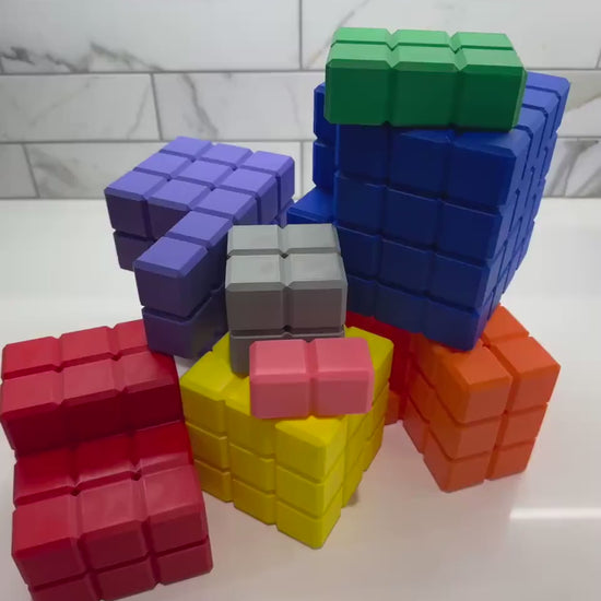 Cube Dissection Puzzle - 6x6x6 Brain Teaser Game - Regular & Large Sizes - 3D Printed Puzzle for Adults and Kids - Perfect Gift