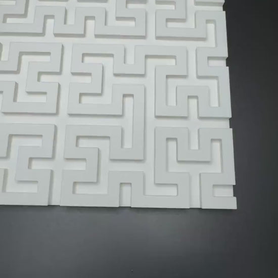 Hilbert Curve Puzzle - Fractal Art for Home Décor, Unique Mathematical Gift, Educational Toy & Brain Teaser for Adults and Kids - 3D Printed