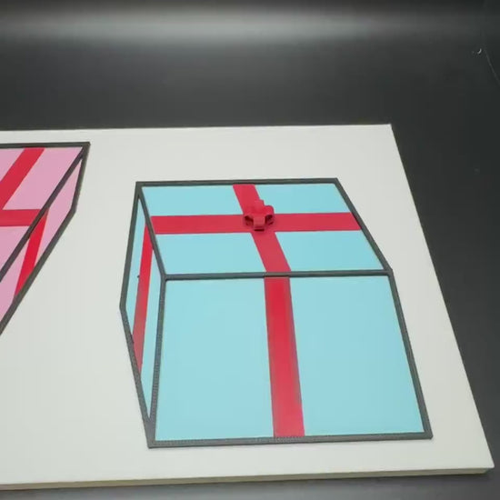 Wide and Long Puzzle, Swap The Lids - Fun Optical Illusion Game for All Ages, Unique Gift Idea